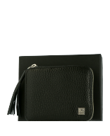 Erbe Solingen Maniküre-Etui aus Leder mit Reißverschluss und Anhänger in Schwarz Manicureset 5-teilig