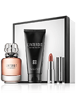 Givenchy L'Interdit 50 ml EdP Set mit Body Lotion & Mini Le Rouge