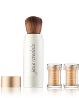 Jane Iredale Powder-Me SPF Refillable Brush + 2 Refills Puder