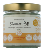 puremetics Shampoo-Fluff Zitrone Orange - Anti-Fett Festes Shampoo 400 ml
