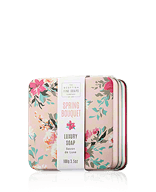Scottish Fine Soaps Soap in a Tin Spring Bouquet Seife 100 g
