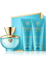 Versace Dylan Turquoise 100 ml EdT Set mit Shower Gel & Body Lotion