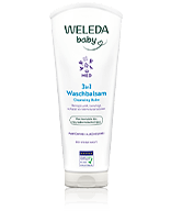 Weleda Baby Med 3in1 Baby Med 3in1 Waschbalsam Weiße Malve Reinigungscreme 200 ml