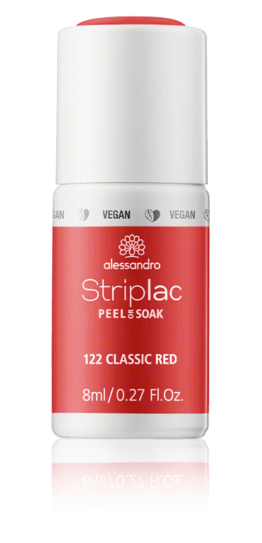 Alessandro Striplac Peel or Soak 122 Classic Red (8 ml)