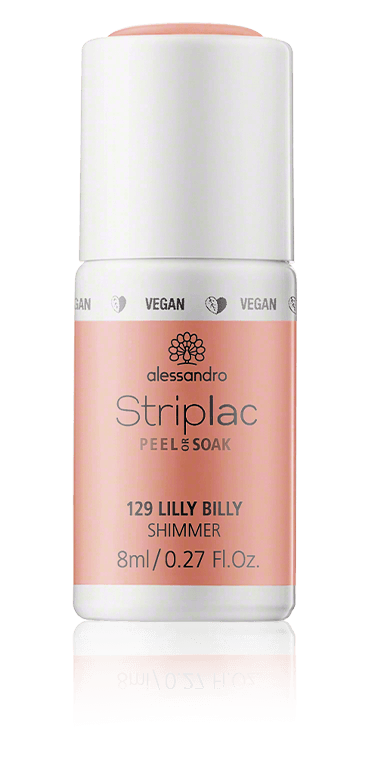 Alessandro Striplac Peel or Soak 129 Lilly Billy Shimmer (8 ml)