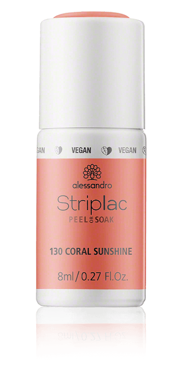 Alessandro Striplac Peel or Soak 130 Coral Sunshine (8 ml)