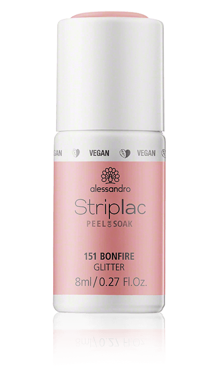Alessandro Striplac Peel or Soak 151 Bonfire Glitter (8 ml)