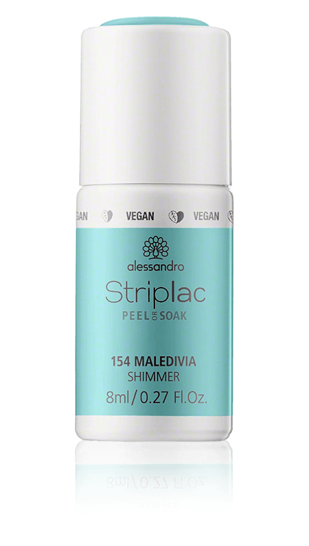 Alessandro Striplac Peel or Soak 154 Maledivia Shimmer (8 ml)