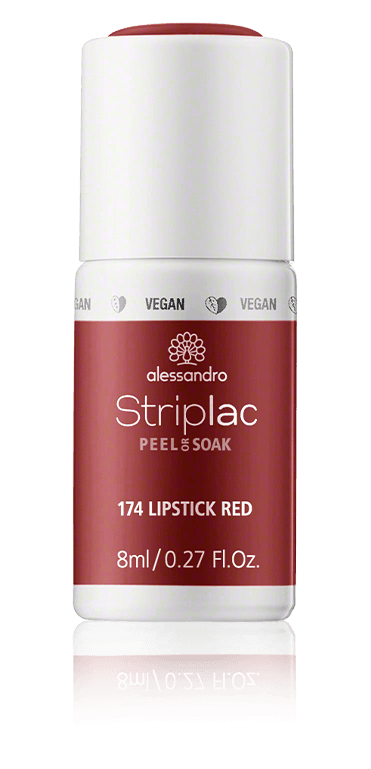 Alessandro Striplac Peel or Soak 174 Lipstick Red (8 ml)