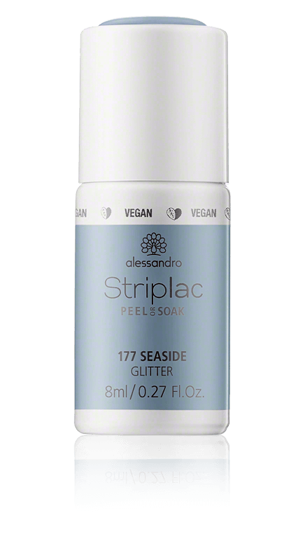 Alessandro Striplac Peel or Soak 177 Seaside Glitter (8 ml)
