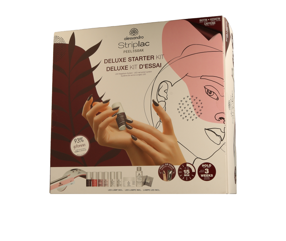 Alessandro Striplac Peel or Soak Deluxe Starter Kit