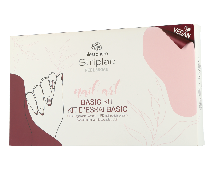 Alessandro Striplac Peel or Soak Nail Art Basic Kit