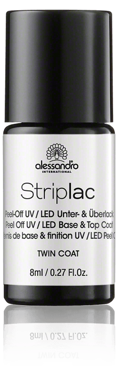 Alessandro Striplac Twin Coat Base & Top Alessandro Striplac Twin Coat Peel-Off UV/LED Unter- & Überlack 8 ml