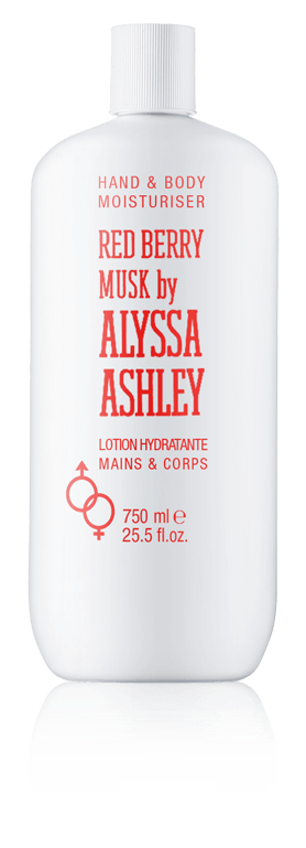 Alyssa Ashley Red Berry Musk Hand & Body Lotion (750 ml)