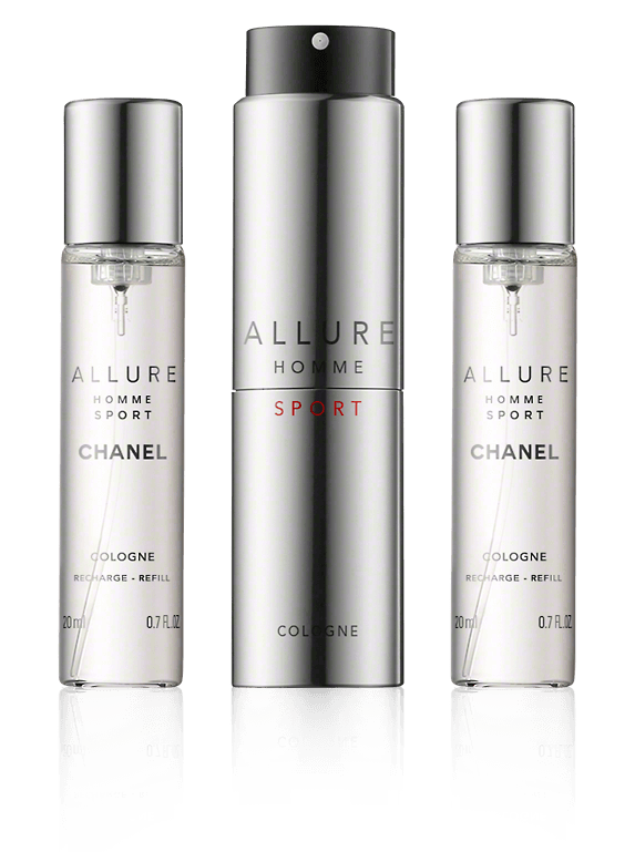 Chanel Allure Homme Sport EdC Taschenspray (nachfüllbar) (3 x 20 ml)