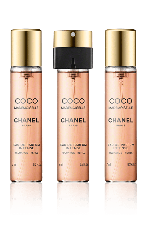 Chanel Coco Mademoiselle Eau de Parfum Intense Mini Twist & Spray Refill (3 x 7 ml)
