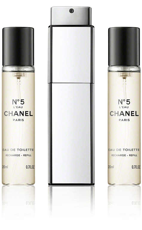Chanel No. 5 L'Eau EdT Taschenspray (nachfüllbar) (3 x 20 ml)