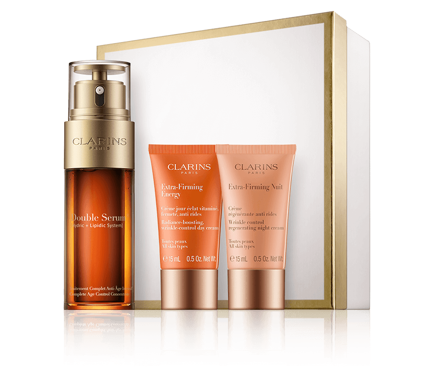 Clarins Double Serum Set mit Day & Night Cream