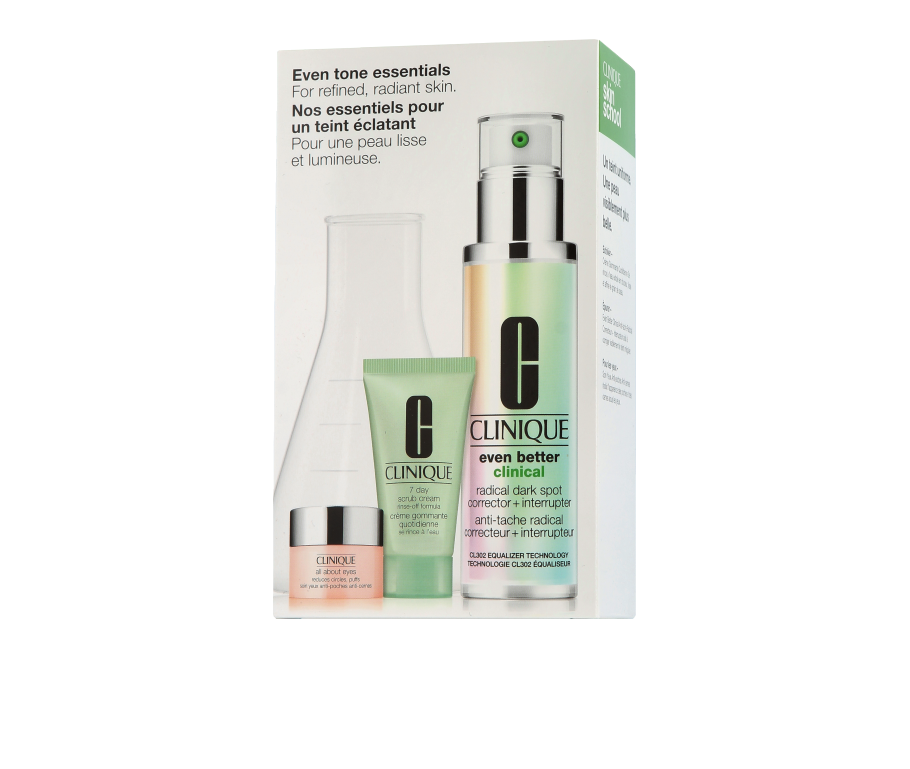 Clinique Even Better Set mit Clinical Radical Dark Spot Corrector + Interruptor