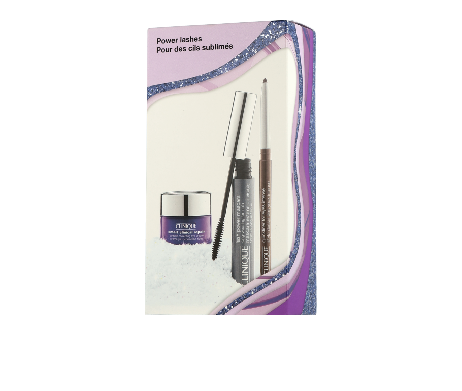 Clinique Lash Power Mascara Set mit Mascara, Eye Cream & Quickliner