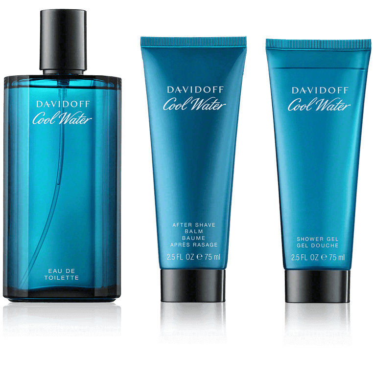 Davidoff Cool Water Set mit 2x Pflege 125 ml + 2x75 ml