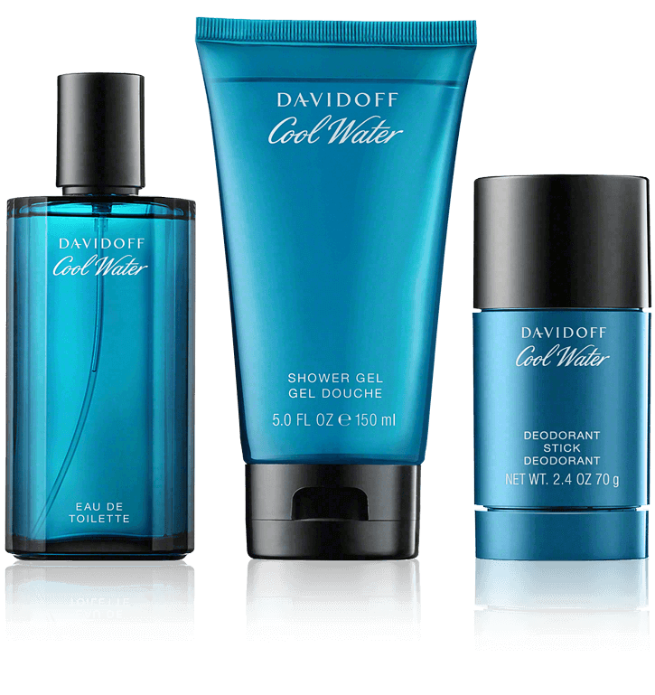 Davidoff Cool Water Set mit 2x Pflege