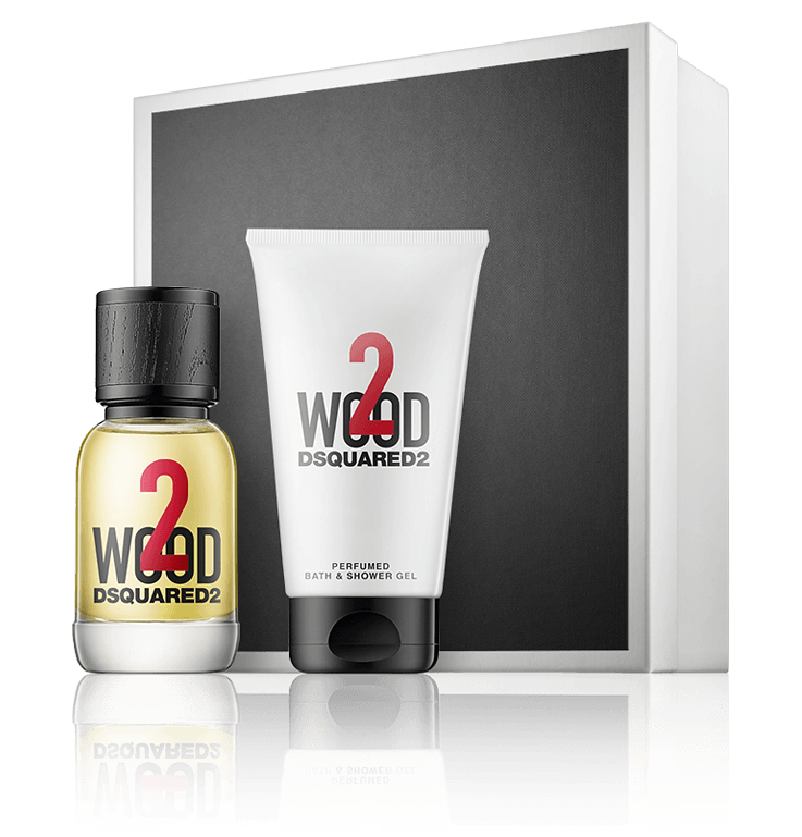Dsquared² 2 Wood 30 ml EdT Set mit Bath & Shower Gel