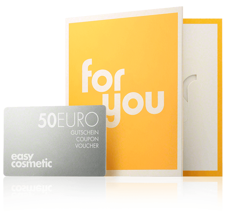 easycosmetic Gutscheine Geschenkgutscheinkarte (50 Euro)