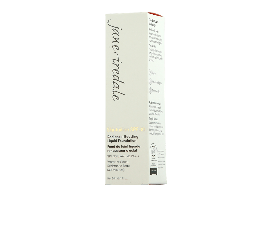 Jane Iredale Skintuition SPF 30 Radiance-Boosting Liquid Foundation 40 Medium (30 ml)
