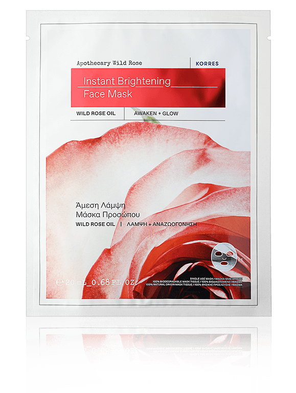 Korres Apothecary Wild Rose Care Instant Brightening Face Mask (20 ml)