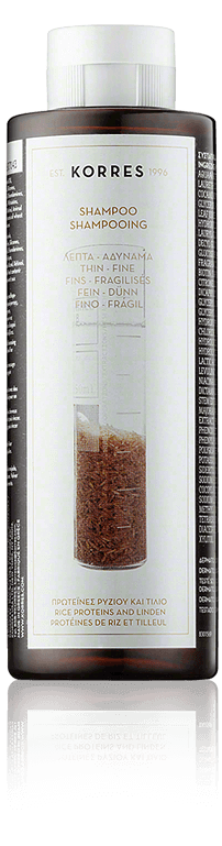 Korres Hair Care Rice Proteins & Linden Shampoo (250 ml)