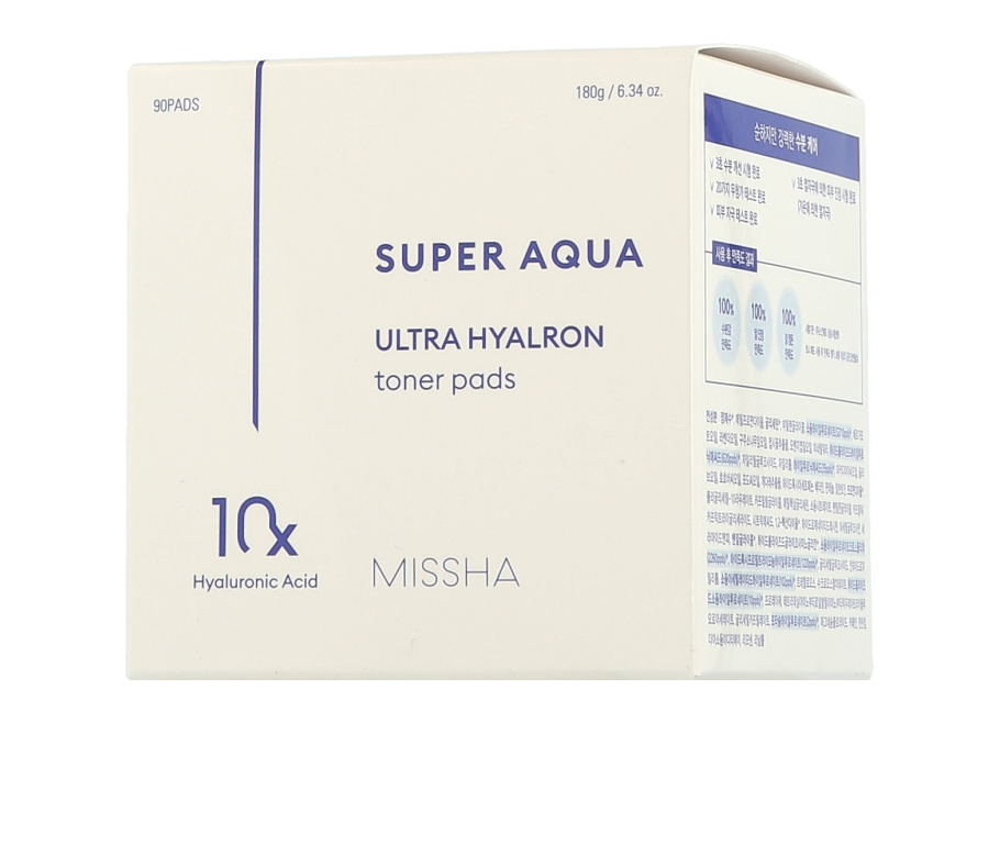 Missha Super Aqua Ultra Hyalron Toner Pads (180 g)