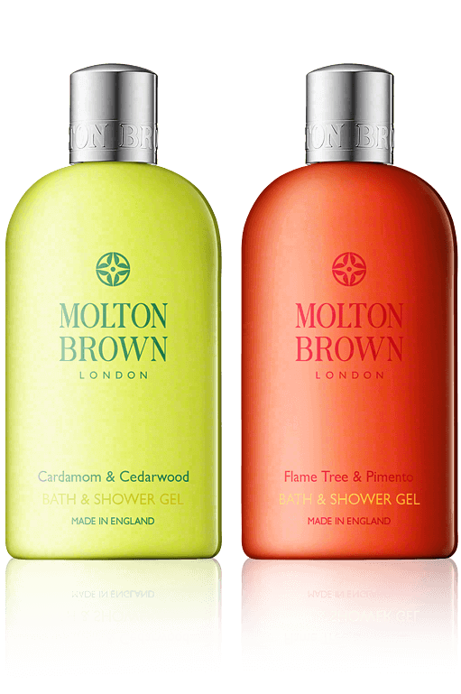 Molton Brown Body Care Set Cardamom & Cedarwood + Flame Tree & Pimento
