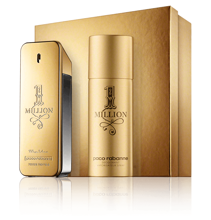 Paco Rabanne 1 Million 100 ml EdT Set mit Deodorant Spray
