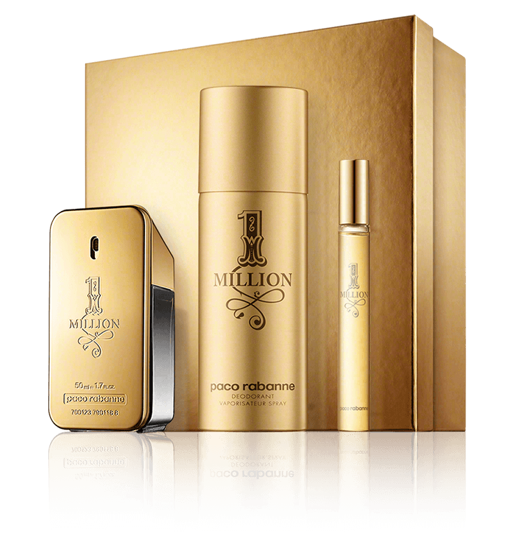 Paco Rabanne 1 Million 50 ml EdT Set mit Deodorant Spray