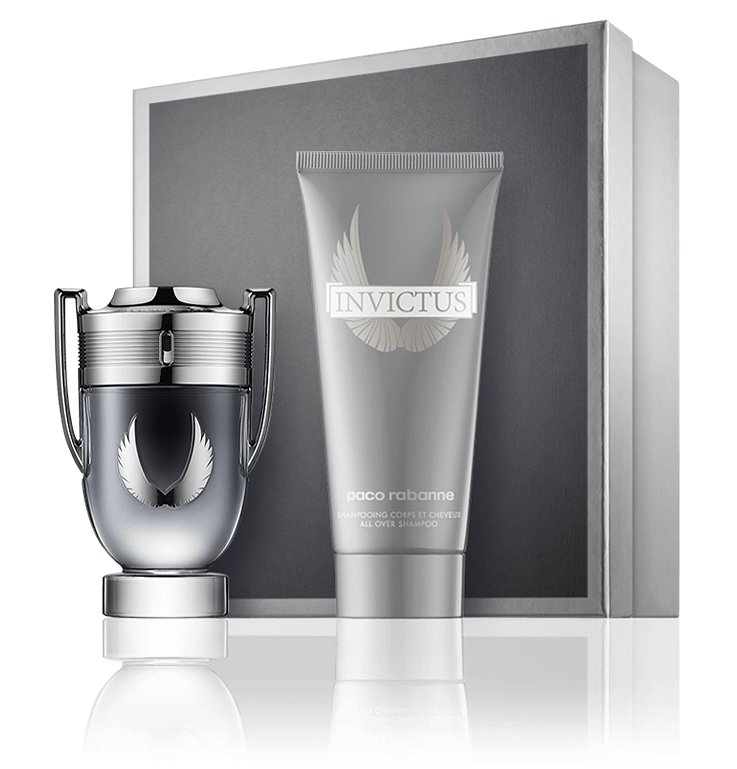 Paco Rabanne Invictus Platinum 50 ml EdP Set mit Shower Gel