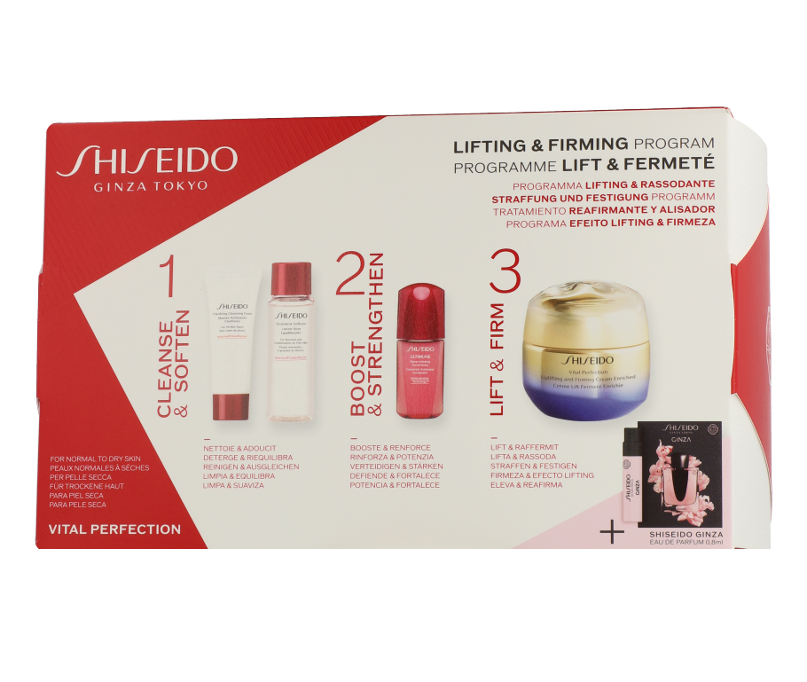 Shiseido Vital Perfection Set mit Uplifting & Firming Cream Enriched