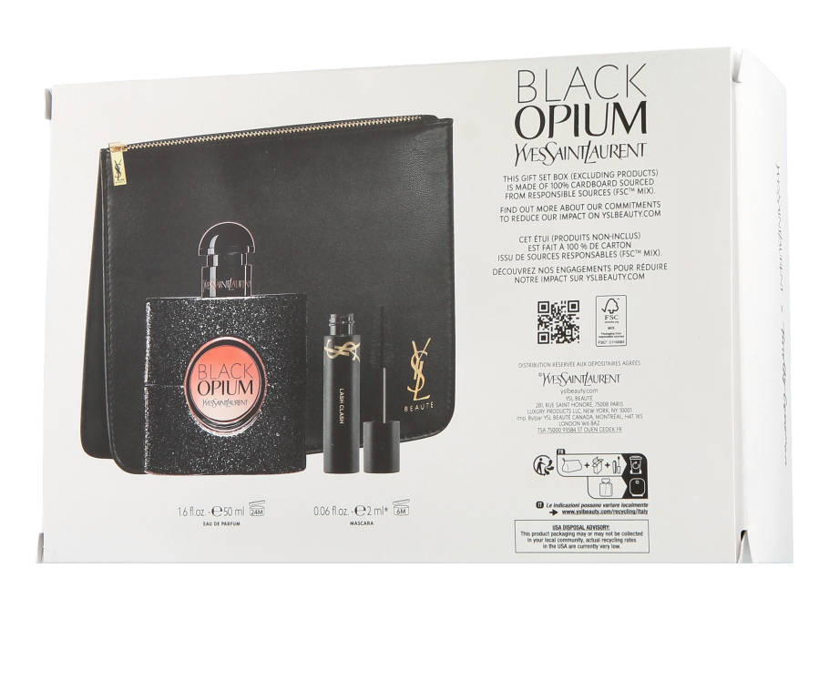 Yves Saint Laurent Black Opium 50 ml EdP Set mit Lash Clash Mascara