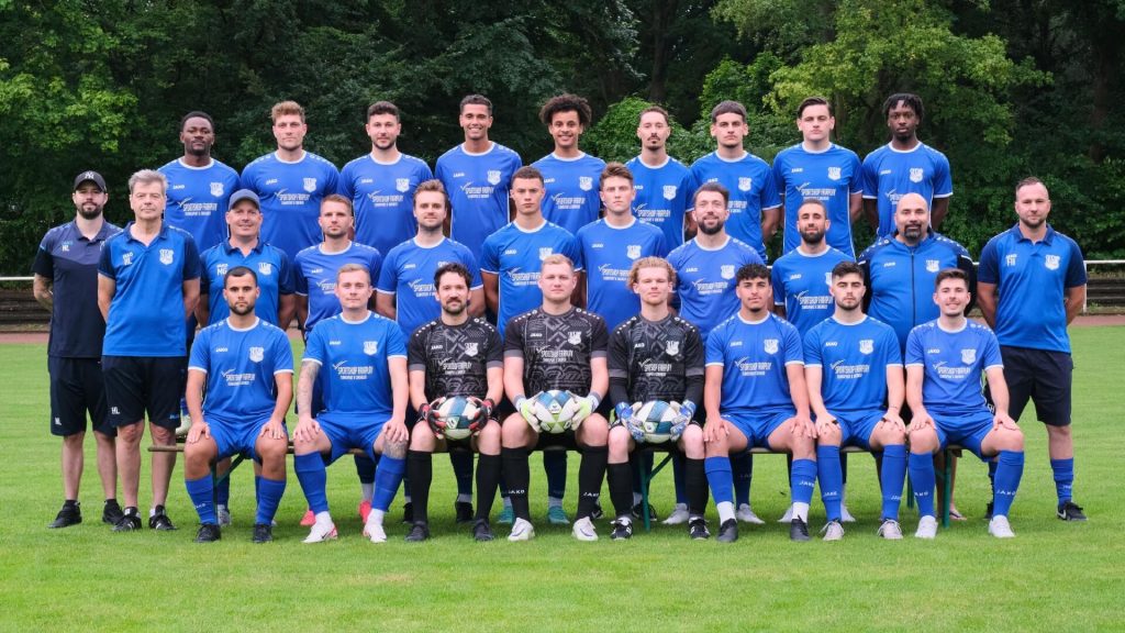 Fußballmannschaft im Teamfoto