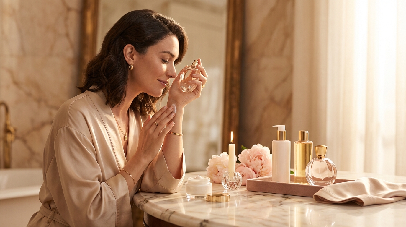 Beïnvloeden bodylotion of douchegel de geur van mijn parfum?