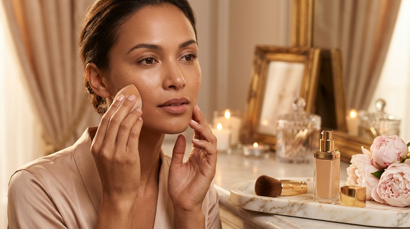 Hoe breng ik foundation streeploos aan (kwast, sponsje of vingers)?