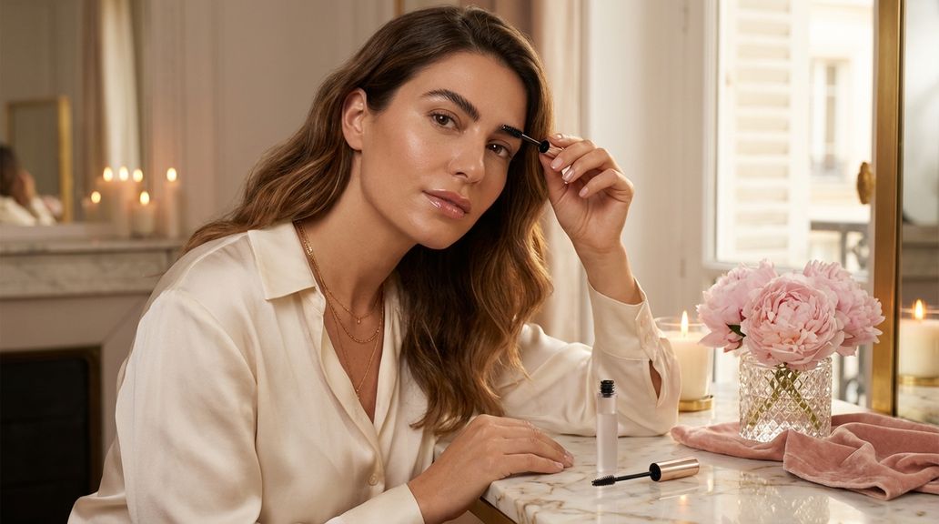 Hoe breng ik wenkbrauwgel op de juiste manier aan zonder klontjes of plakkerige haartjes te veroorzaken?