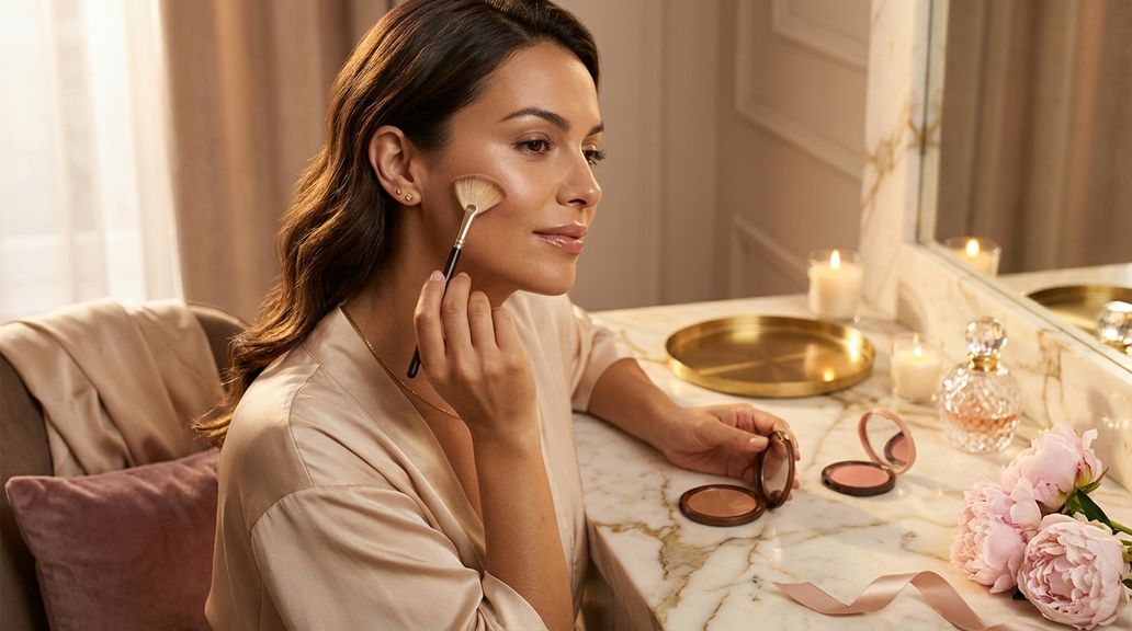 Hoe combineer ich highlighter met bronzer en blush zonder dat het te veel wordt?