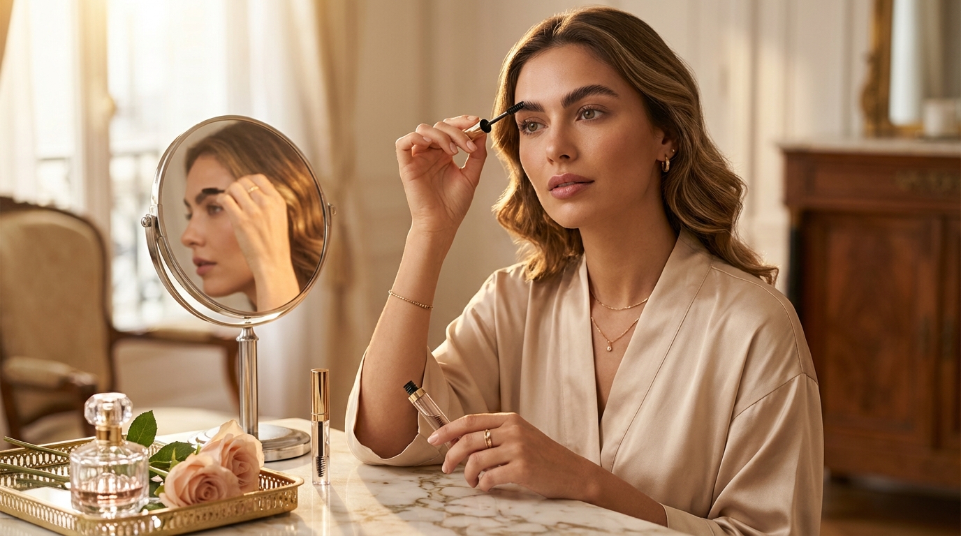 Hoe fixeer ik mijn wenkbrauwen zodat ze de hele dag in model blijven?