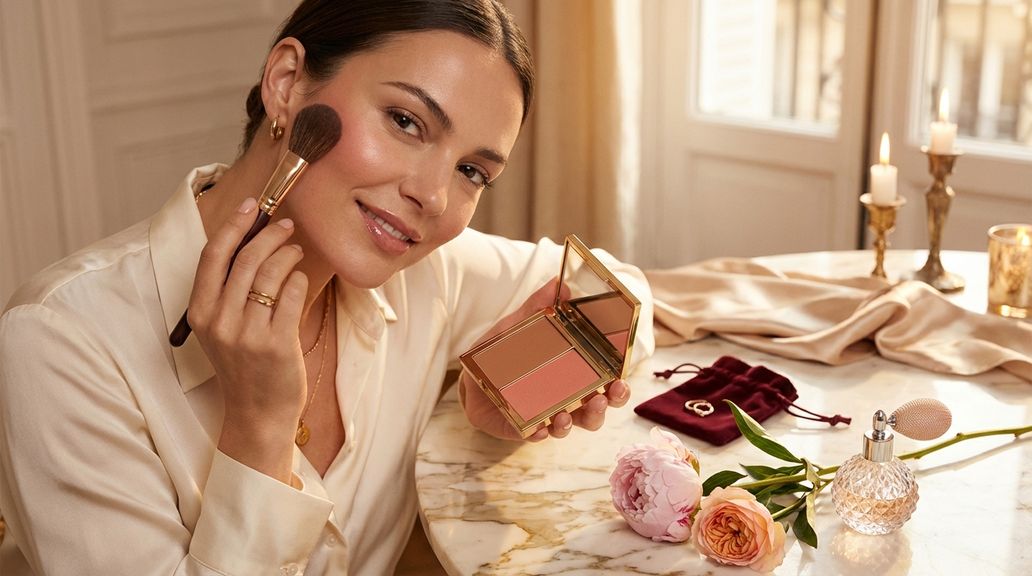 Hoe gebruik ik bronzer en blush voor een subtiele office-make-uplook?