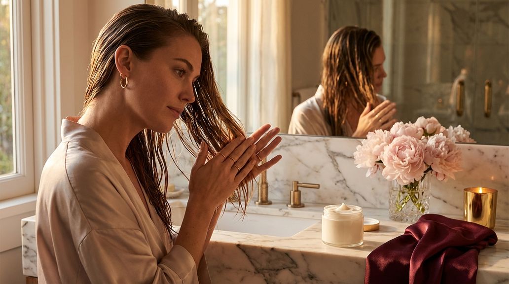 Hoe gebruik ik haarmaskers bij zeer fijn haar zonder het te verzwaren?