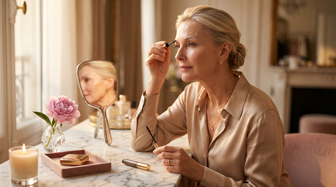 Hoe kan ik grijze of enkele lichte wenkbrauwhaartjes met make-up corrigeren?