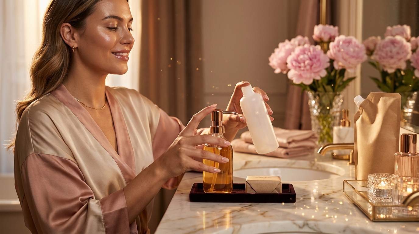 Hoe kan ik mijn verbruik van verpakkingen in de badkamer verminderen zonder af te zien van verzorgingsproducten?