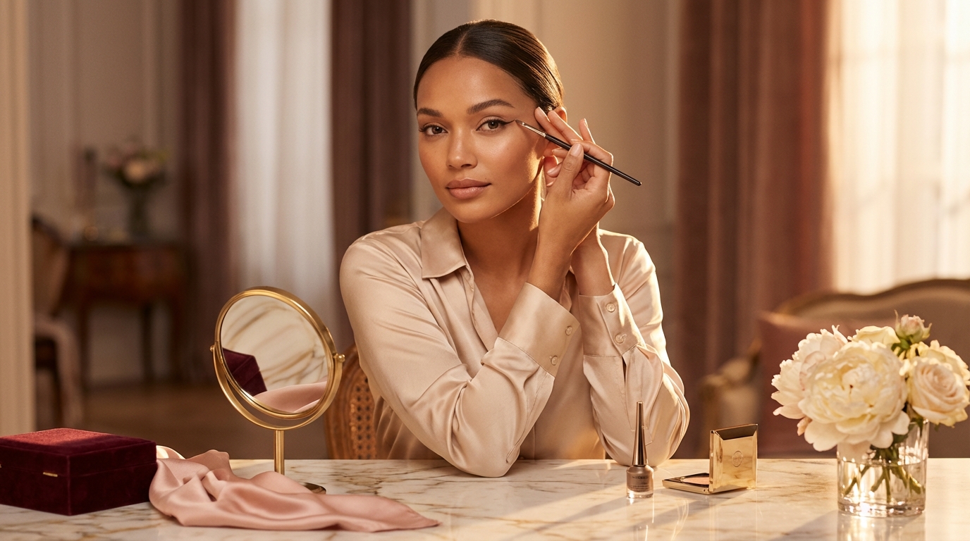 Hoe maak ik een eyelinerstreep of winged eyeliner die bij mijn oogvorm past?