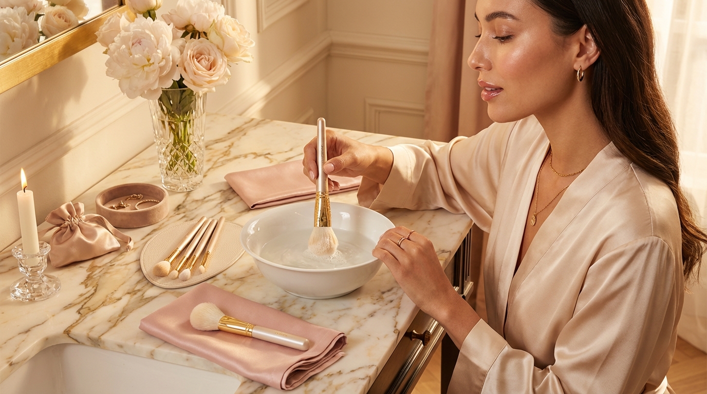 Hoe vaak moet ik mijn make-upkwasten reinigen?